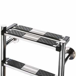 Escalera partida parte inferior con peldaño seguridad Astralpool