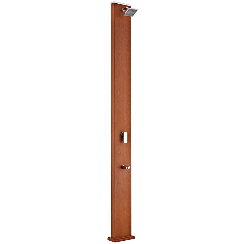 ducha-solar-cuadrada-aspecto-madera-32l | PisciManía