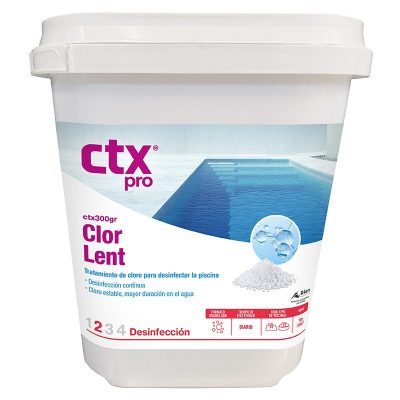Cloro lento tricloro granulado CTX-300GR