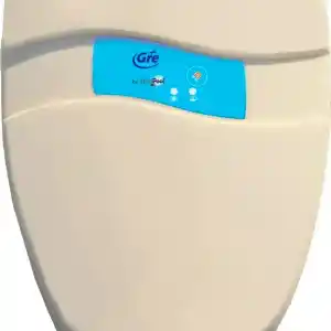 770270-3 | PisciManía Beige pool equipment unit with a blue front control panel reading 'Gre by VisioPool' on the front.