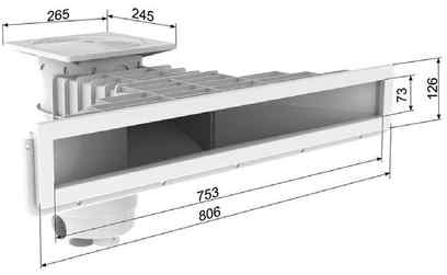Skimmer Weltico A800 Design de boca estrecha efecto infinity | PisciManía Skimmer Weltico A800 Design de boca estrecha efecto infinity